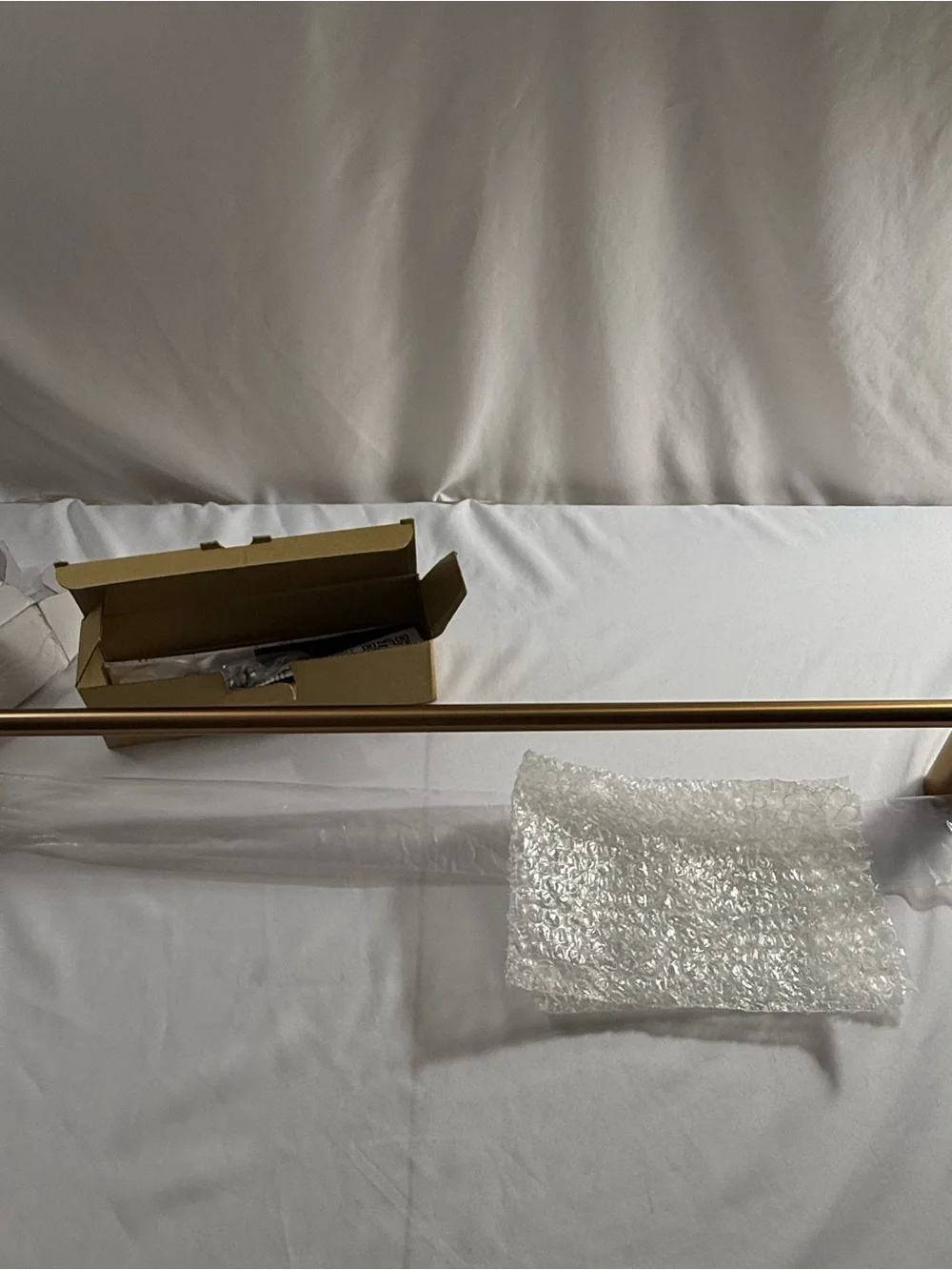 Moen Brushed Gold Shower/Towel Bar